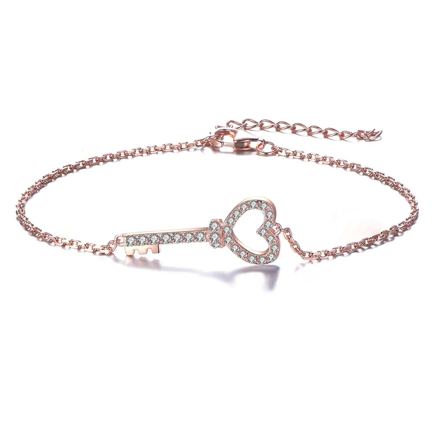 Женские браслеты с подвесками Мода для годовщина влюблённых ключ цепной