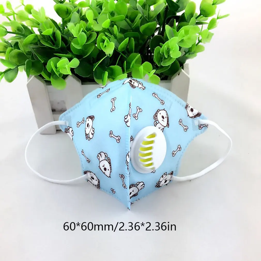 Нетканая ткань PM2.5 фильтр рот Маска дыхательный клапан анти дымка одноразовая