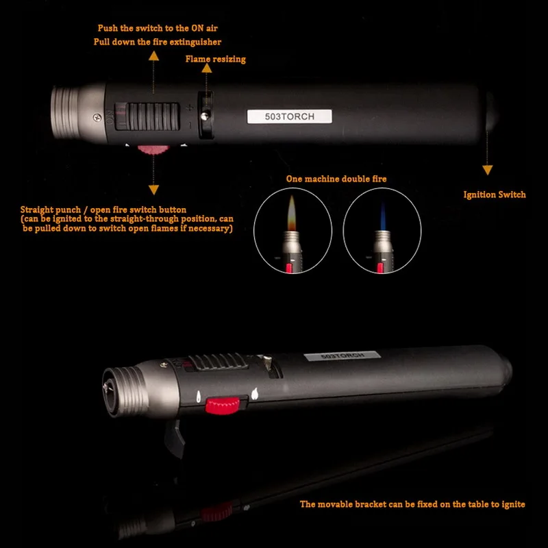 1 шт. уличный паяльник зажигалка факел Jet Flame Pencil Бутановая газовая паяльная ручка