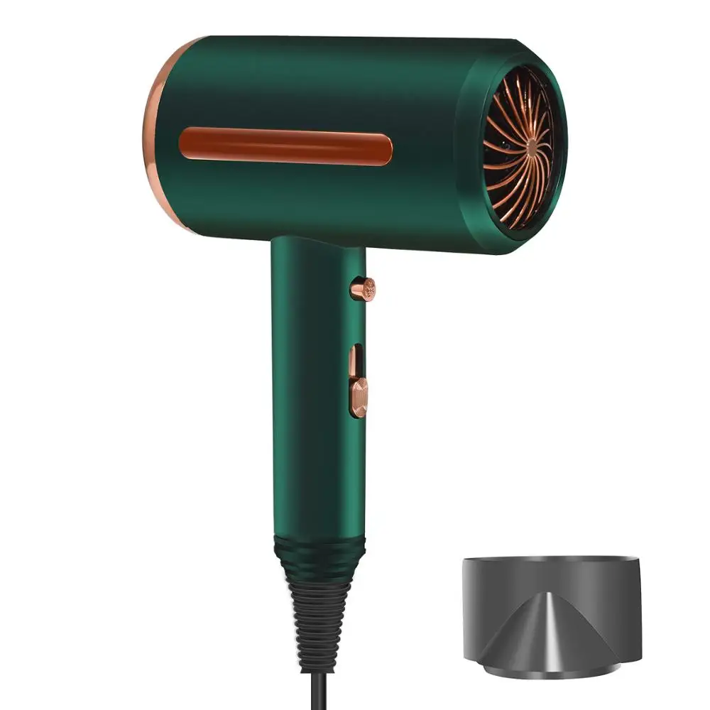 

2000W Professional Blow Dryer Electric Hammer Hair Dryer Negative Ion Strong Hot&Cold Air Wind Mini Blower Dry Hairdryer