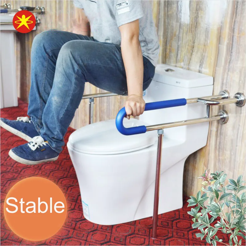 Медицинский Профессиональный унитаз с противоскользящим поручнем нагрузкой 100