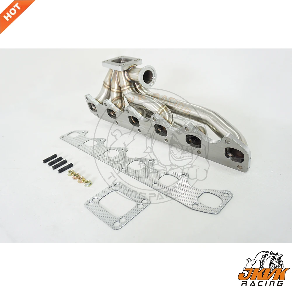 Толстый турбоколлектор JKVK RACING 3 мм для M30 T3 T4 Turbo E30/E32/E34/E28/E24/E23/E9|Выхлопной