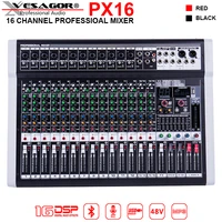 good quality clean sound 16channels mixer digital audio mixing dj controller with 48v phantom power usb for recording stage