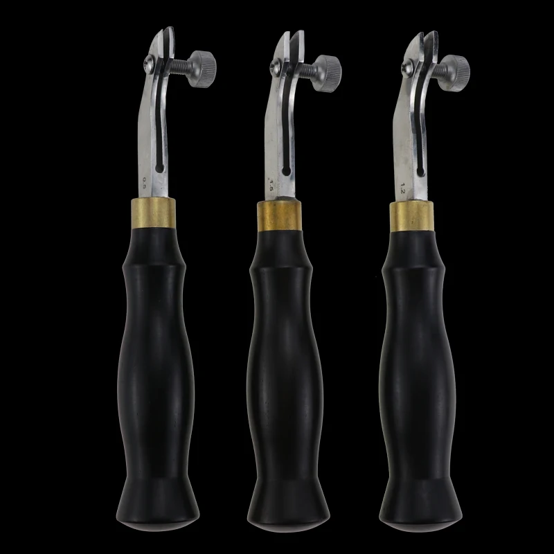 Регулируемые кожаные инструменты для рукоделия с внешней кромкой держатель края