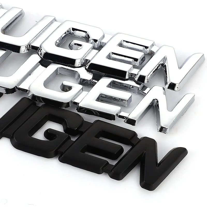 3D металлические автомобильные наклейки с буквами MUGEN эмблема передней капоты