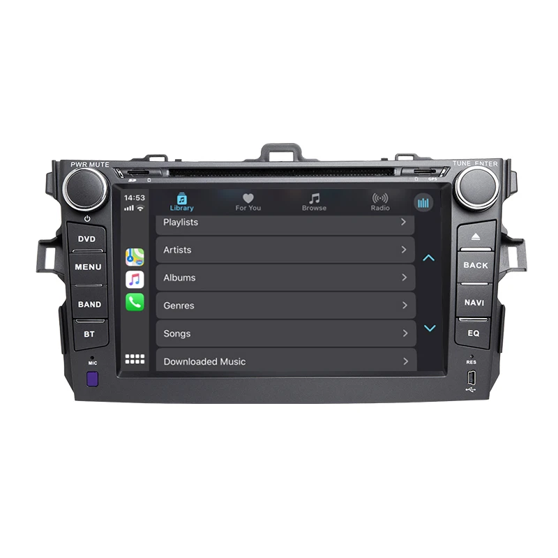 Автомагнитола на Android 9 0 автомобильный DVD плеер с CarPlay для Toyota Corolla 2007 2008 2009 2010 2011