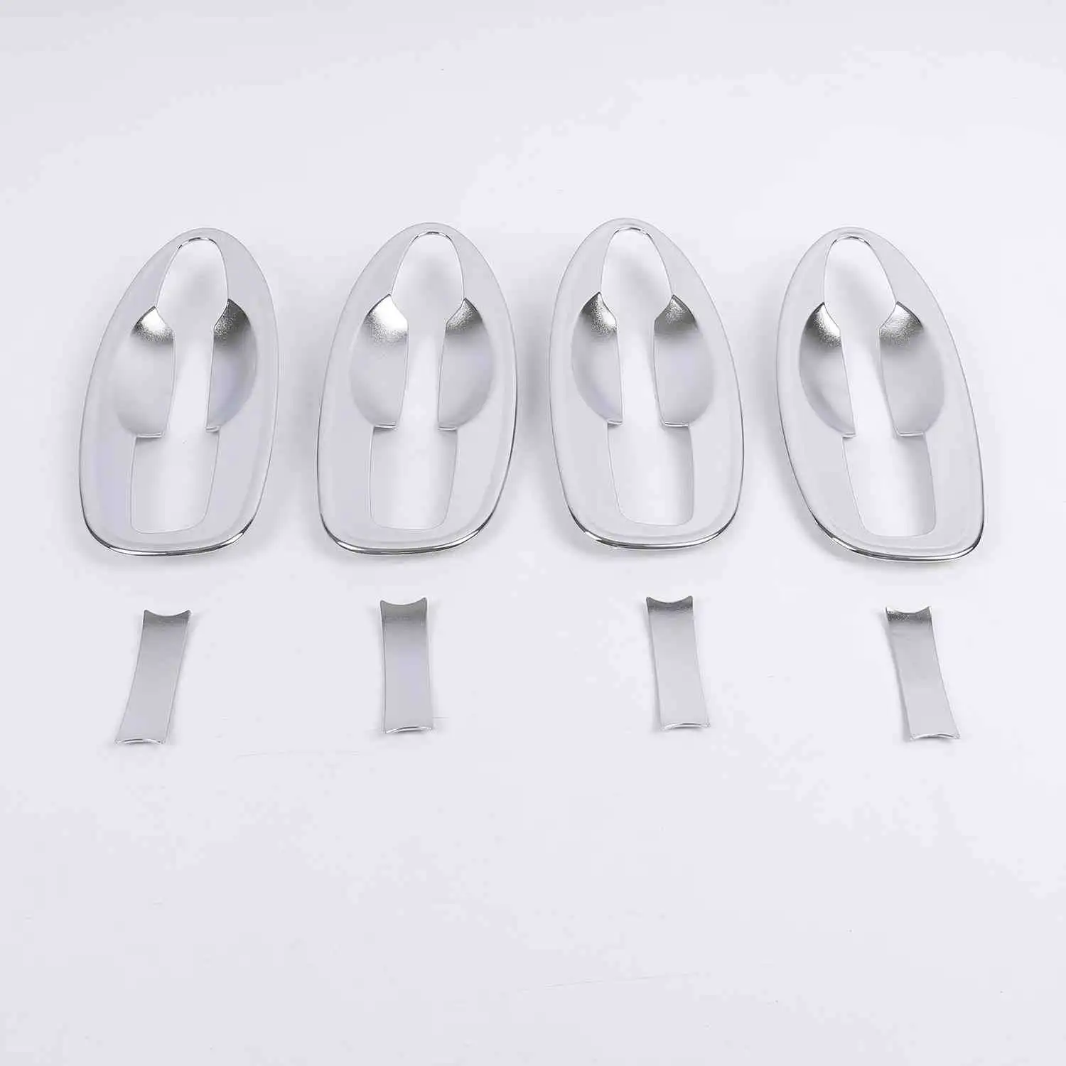 Для Renault Kadjar 2016 2017 2018 2019 ABS Хромированная дверная ручка крышка чаши отделка чашки