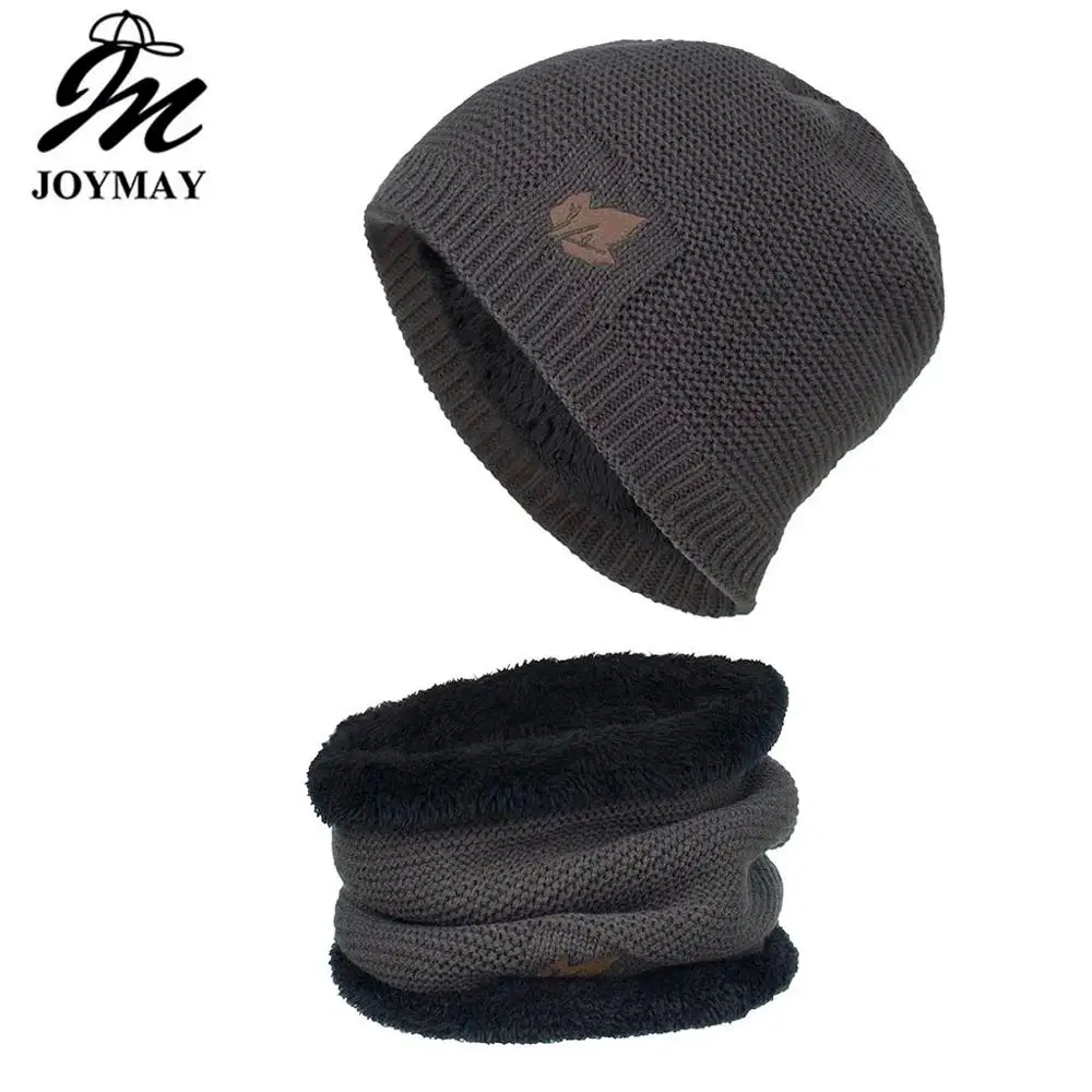 Новое поступление Зимняя Шапка бини Joymay шапка унисекс с листьями теплые мягкие