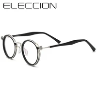 japan handmade glasses frame men optical prescription spectacles 2021 vintage new round full rim myopia eyeglasses women