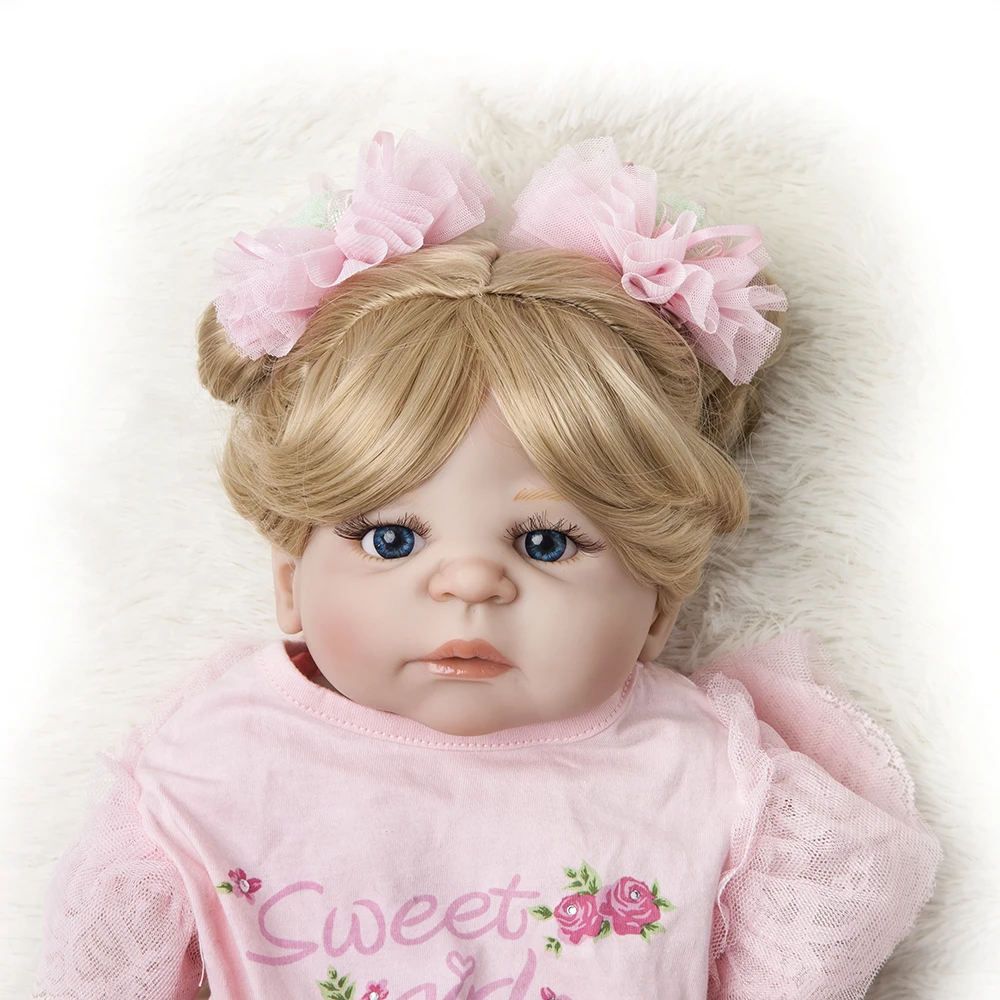 Feelwind Реалистичная полностью виниловая кукла для новорожденных настоящая