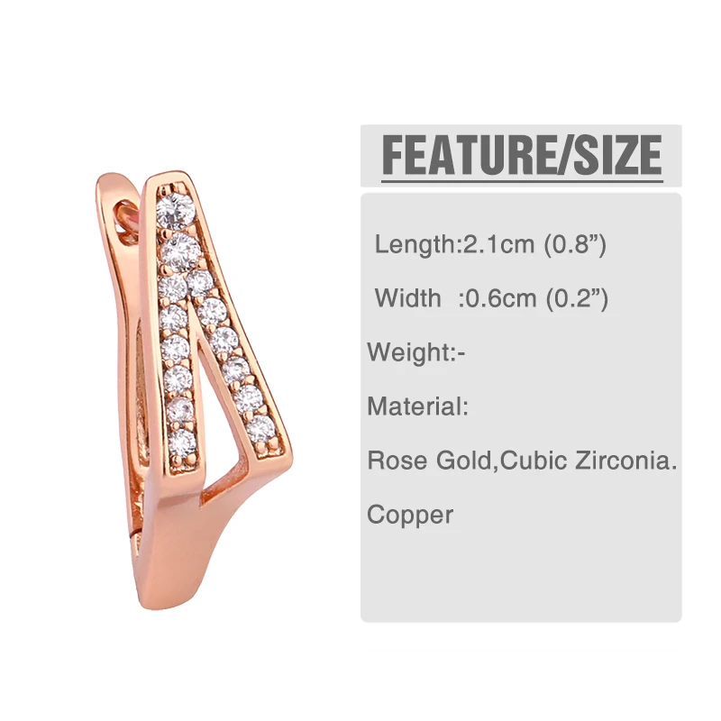 Женские сережки подвески OCESRIO из золота 585 пробы с объемным геометрическим узором