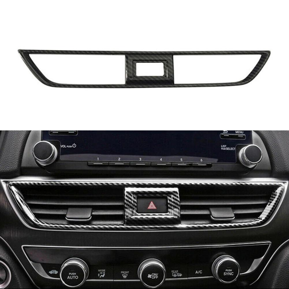

13pcs/Set ABS Carbon Fiber Style Car Interior Cover Trim Decor For Honda Accord 2018-2020 High Quality Accessories