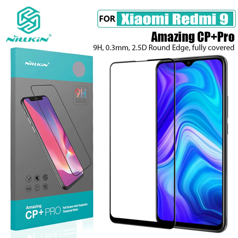 Для Xiaomi Redmi 9 9A закаленное стекло Nillkin H/H + Pro CP противовзрывная защитная пленка 9H
