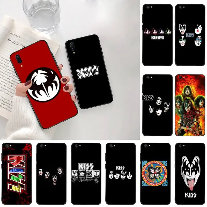 

YJZFDYRM Gene Simmons Kiss band TPU black Phone Case Cover Hull For Vivo Y91c Y17 Y51 Y67 Y55 Y93 Y81S Y19 V17 vivos5