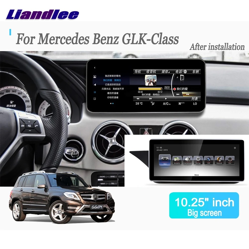 Liandlee для Mercedes Benz GLK Class X204 2012 ~ 2015 Android автомобильный радиоплеер GPS навигация карты