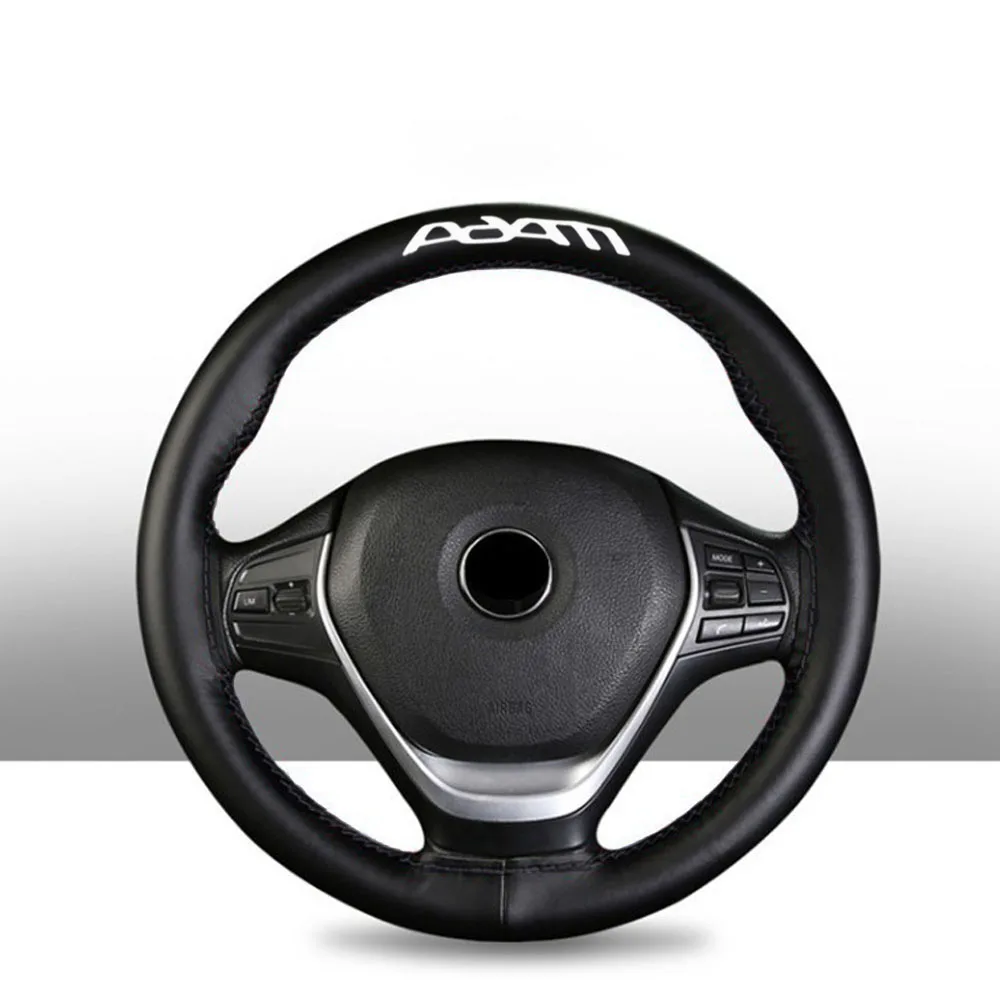 

15 Inch Top Genuine Leather Steering Wheel Cover for Opel Adam Car Interior Accessories