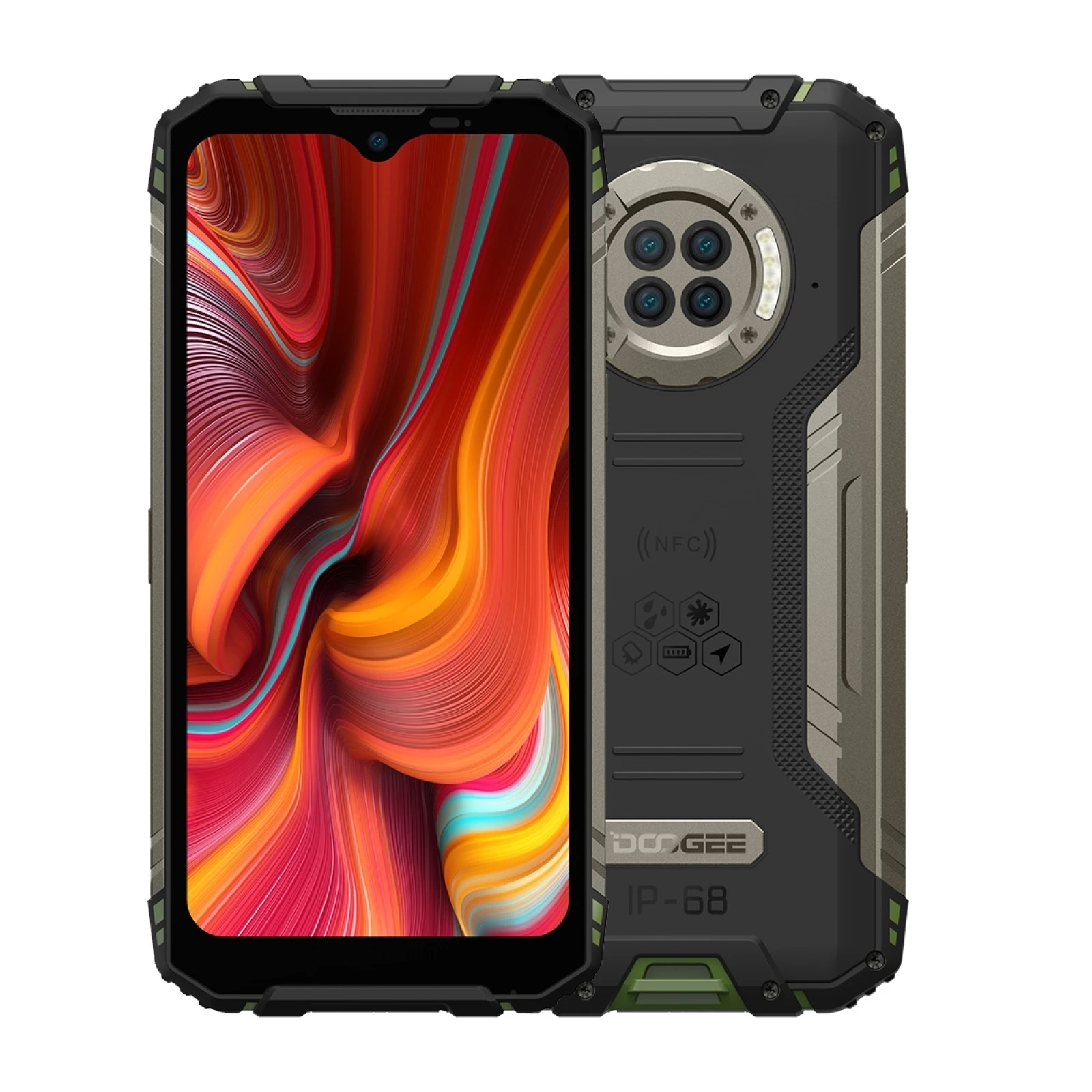 Перейти на Алиэкспресс и купить Смартфон DOOGEE S96 Pro защищенный, Android 10, Helio G90, 8 + 128 ГБ, 6,22 дюйма, 48 МП, 6350 мАч