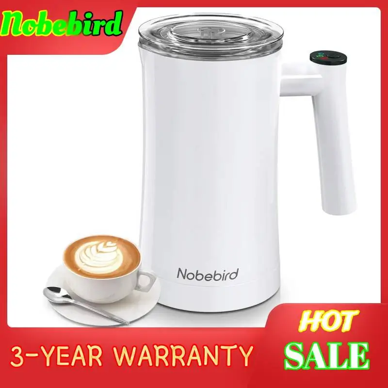 

Nobebird Milk Frother Electric Hot Steamer Making Latte Cappuccino Chocolate Automatic Warmer Stainless Steel Home Appliances