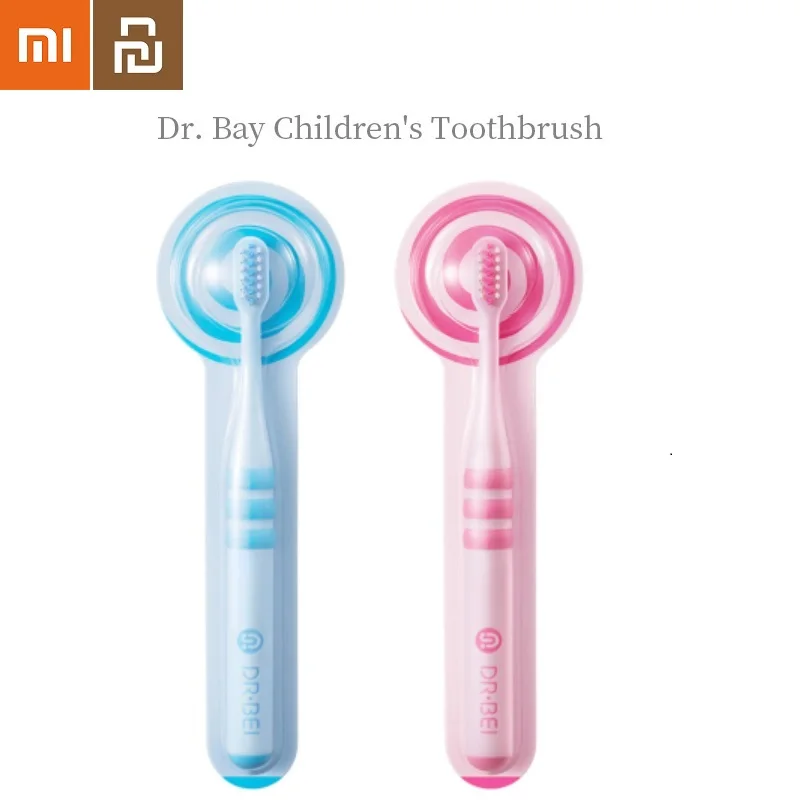 

Mi Youpin Doctor B Kid Toothbrushes 2pcs/Set Food Grade Material Imported Soft Brush for 6-12 Year Old Children Toothbrushes