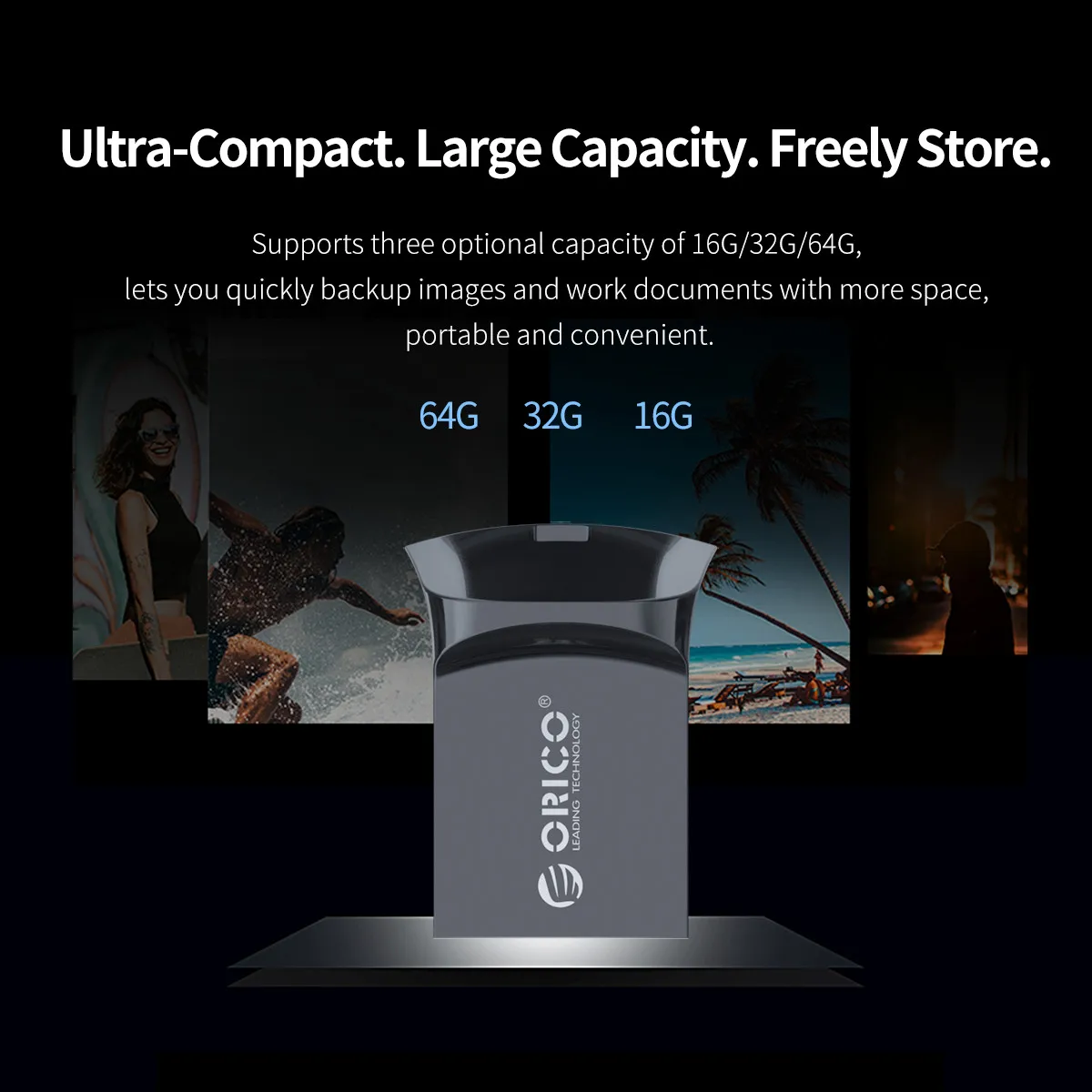 ORICO Mini USB флэш-накопитель Автомобильный USB диск USB2.0 64 ГБ 32 ГБ 16 ГБ USB2.0 флэш-память USB флешка OTG U диск для телефона/планшета/ПК