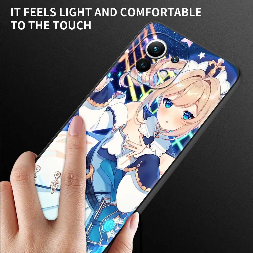 Black Cover For Xiaomi Poco X3 M3 CC9 Pro X3NFC F3 F1 A3 A2 CC9E Note 10 Lite Case Soft Fundas TPU Coque genshin impact Game