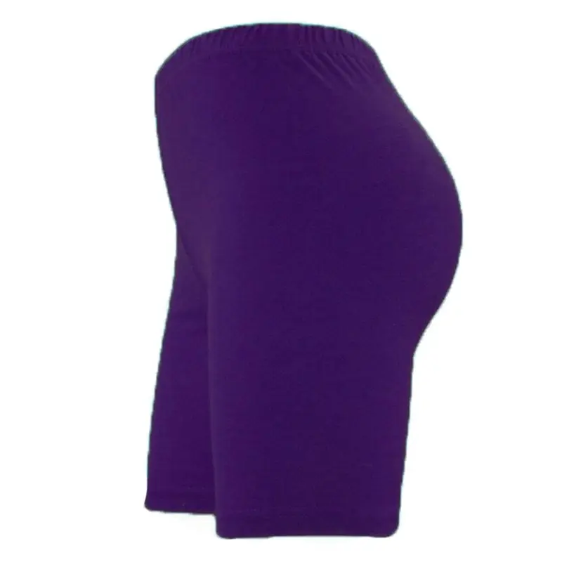 

Womens High Waist Skinny Yoga Half Pants Solid Color Butt Lift Fitness Tights Breathable Sport Biker Shorts Safety Underpants