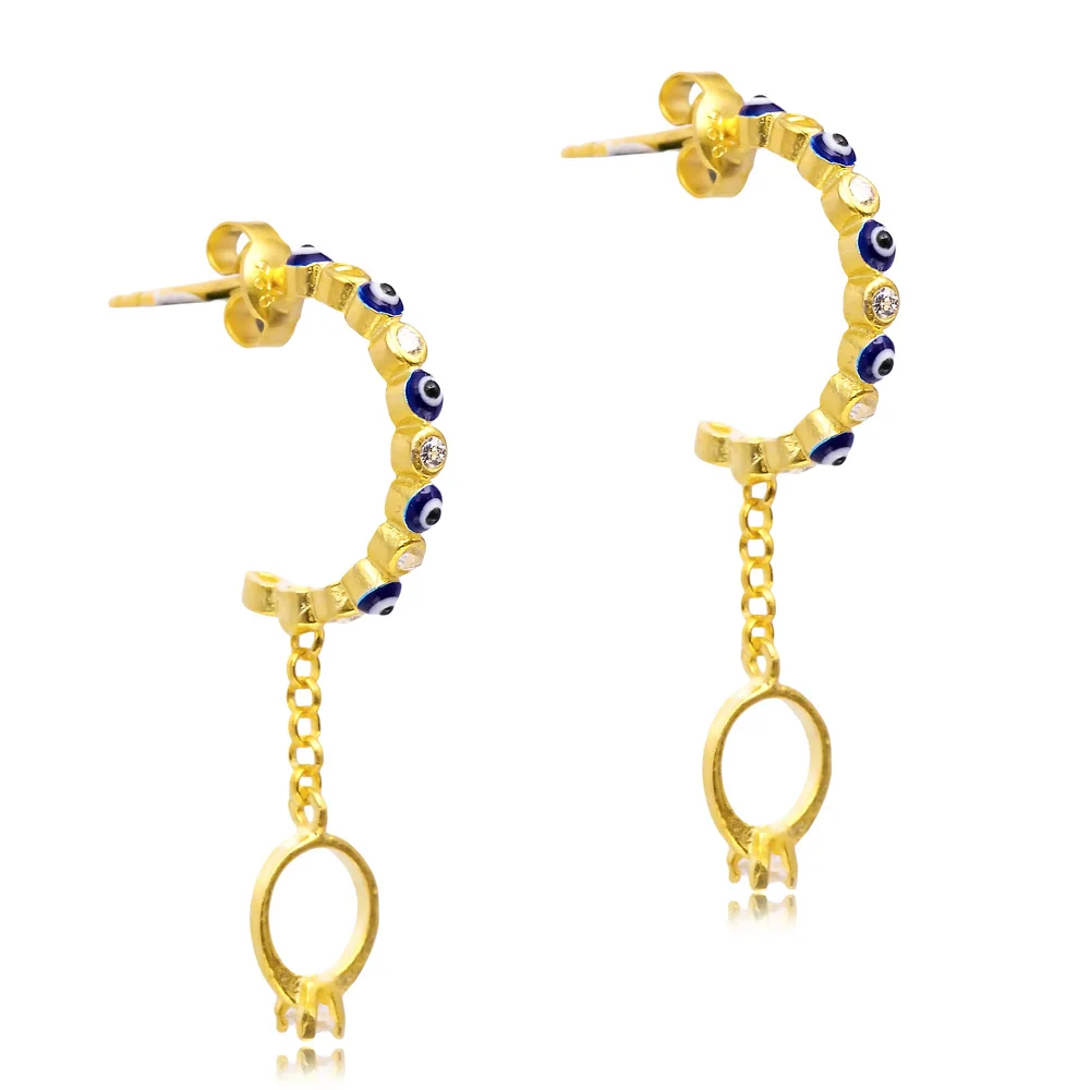 Горячая Распродажа 925 серебряные серьги сглаза и кольцо дизайн турецкие