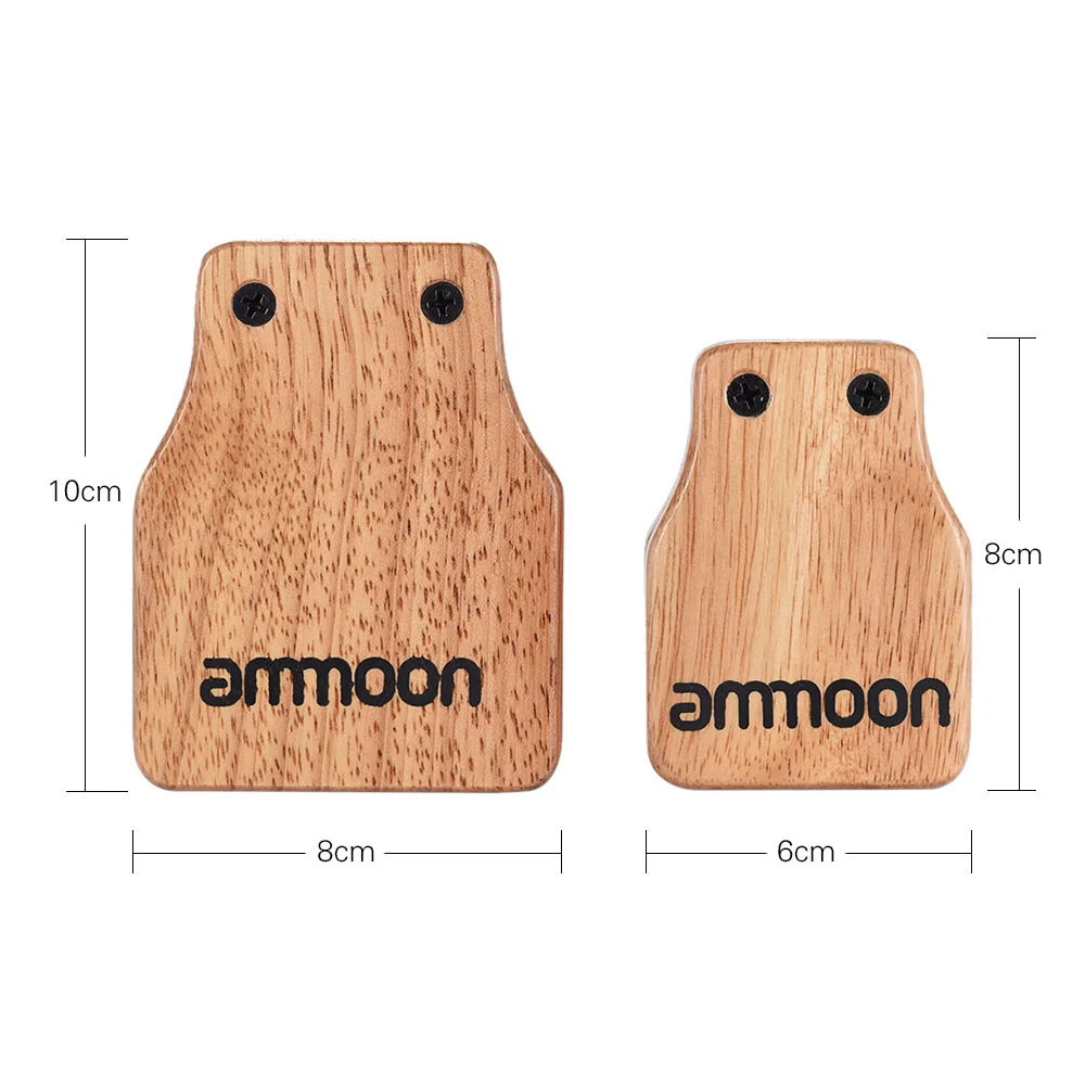 Ammoon большой и средний 2 шт. Cajon Box Аксессуар для барабана кастеты ручных