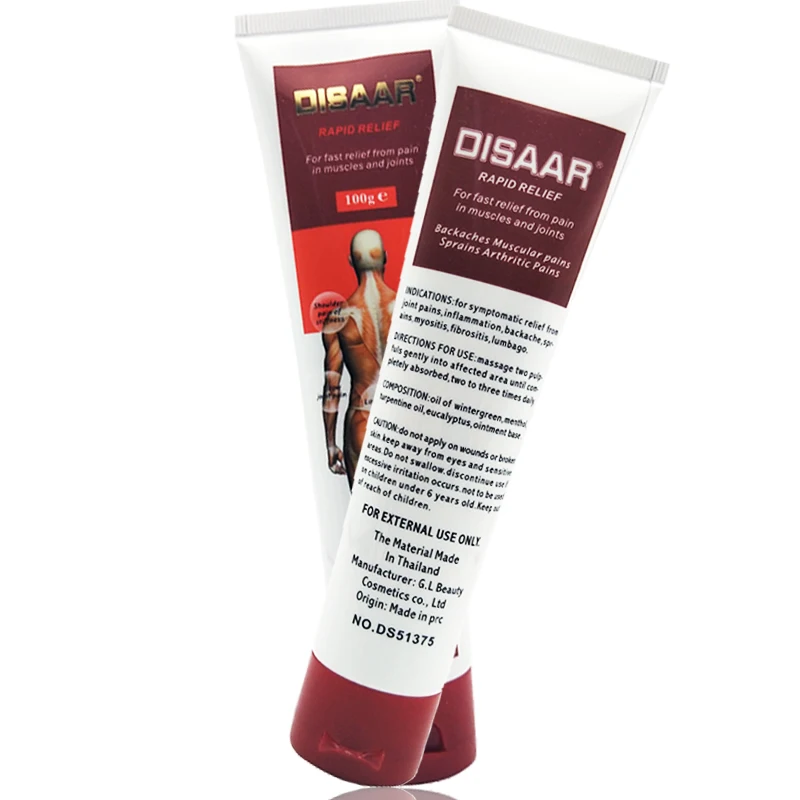 

100G Chinese Massage Cream Relief Pain In Sports Injured Muscle Joints Ointment Deep Body Relaxation Massager Plaster