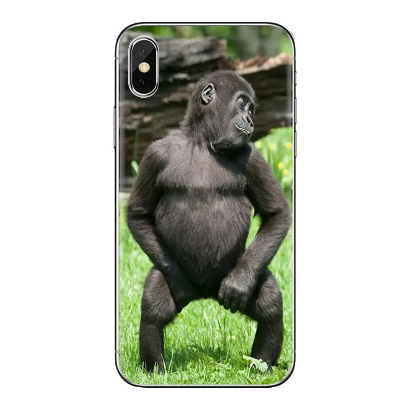 black Monkey Gorilla Soft Transparent Shell Case For Huawei G7 G8 P7 P8 P9 P10 P20 P30 Lite Mini Pro P Smart Plus 2017 2018 2019 |