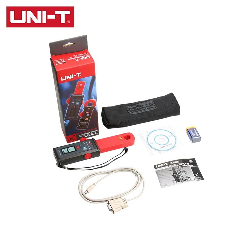

UNI UT258A AC/DC Leakage Clamp Meter 10000 Count Auto Range Measures 0mA~60A AC/DC Leakage Current 7mm Jaw RS-232 Interface