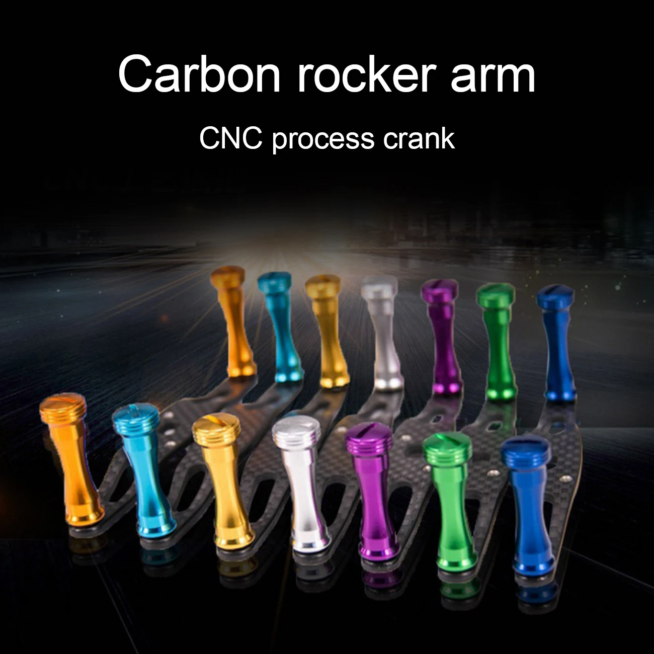 

Fishing Reel Modification Grip Spiral Pattern Grip DIY All Metal Carbon Fibre Aluminum Fishing Reel Handle Accessory Rocker