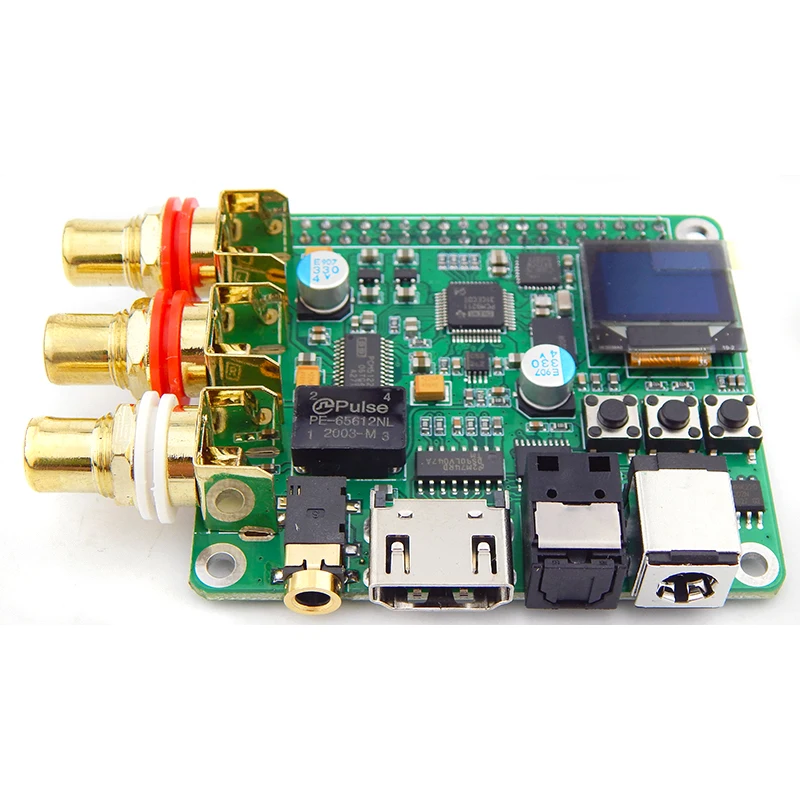 Raspberry Pi DAC аудио декодер плата HIFI Плата расширения поддерживает коаксиальное