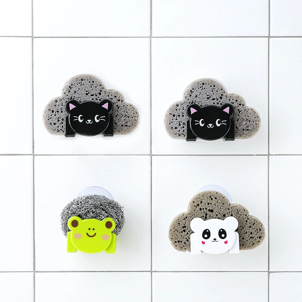 Мультяшные креативные мини-полки для ванной держатель мыла на присоске хранения