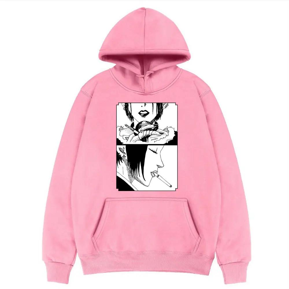 

Japan Anime Nana Osaki and Ren Honjo Hoodie Men Cotton Urban Hoody Sportswear Comics Harajuku Hoodies Tops Women Loose Clothing
