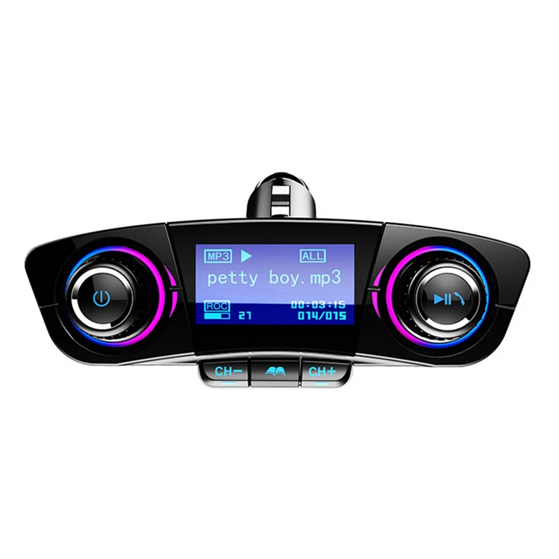 Автомобильный беспроводной комплект громкой связи Bluetooth FM передатчик