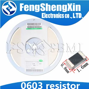 5000 шт.лот 0603 110 Вт SMD резистор 0R  10 м 0 1 10 100 150 220 330 Ом 1K 2,2 K 10K 100K 0R 1R 10R 100R 150R 220R 330R