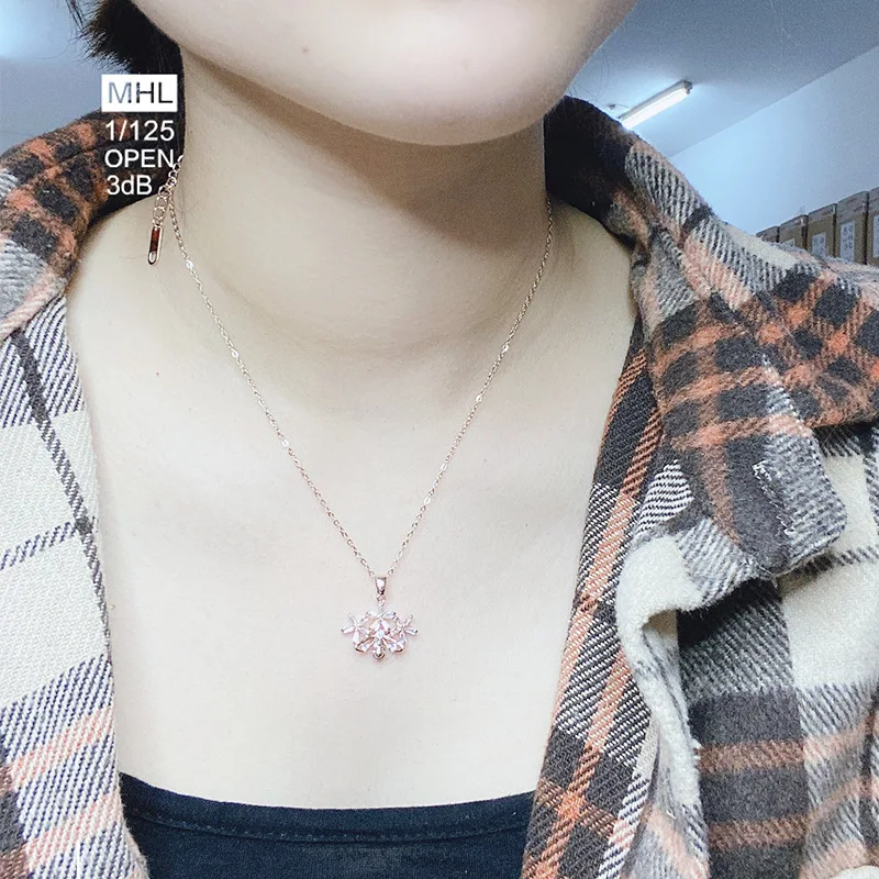 Модные ювелирные изделия ожерелье из титановой стали розовое золото пчелиный