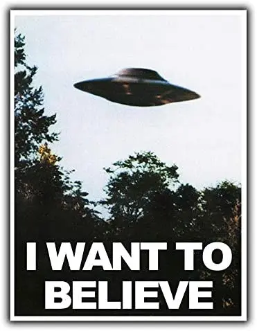 

X Files I Want To Believe Ufo Metal Sign Wall Plaque Metal Man Cave
