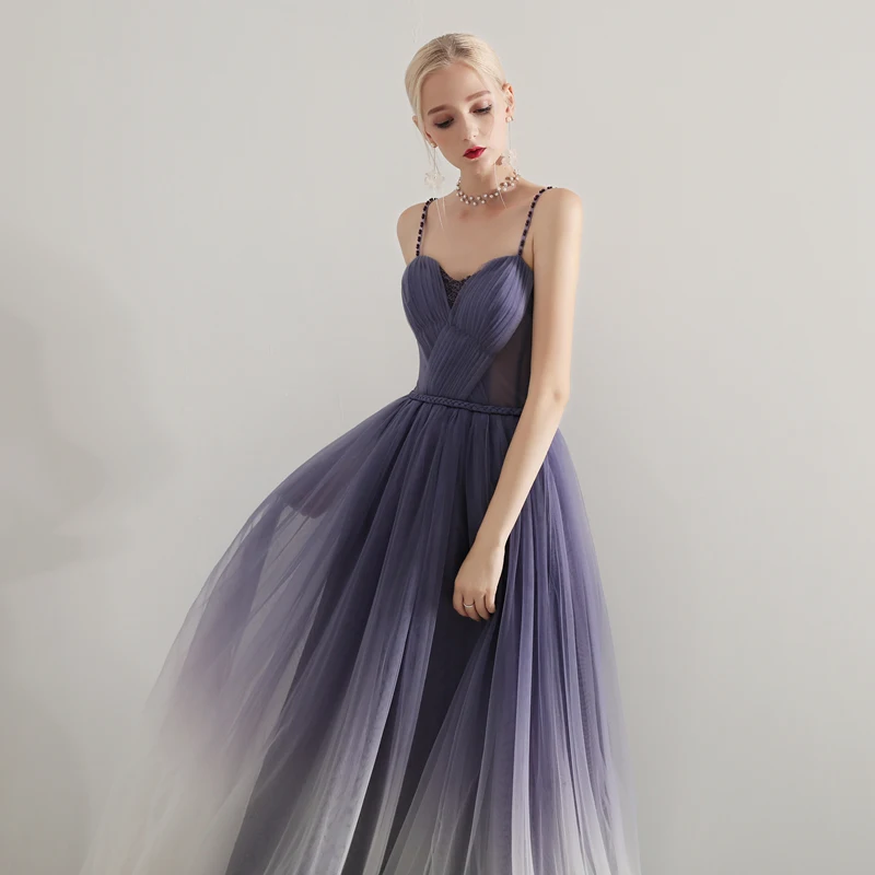 Мягкая плиссированная юбка из тюля, платья для выпускного вечера, Vestido de Festa beads robe de mariee robe для причастия девушки, халат с бусинами, вечерние платья