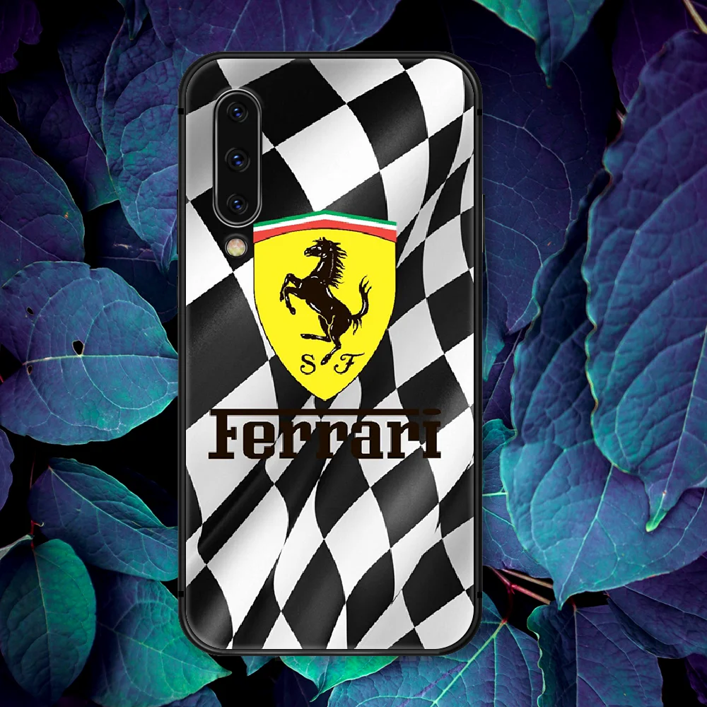 

Ferrare Italian Luxury Sport Car Phone Case For Samsung Galaxy A 3 5 7 8 10 20 20E 21S 30 30S 40 50 51 70 71 black Etui Silicone