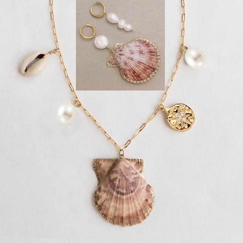 Женское Ожерелье с жемчужинами в стиле бохо|Ювелирные наборы| |
