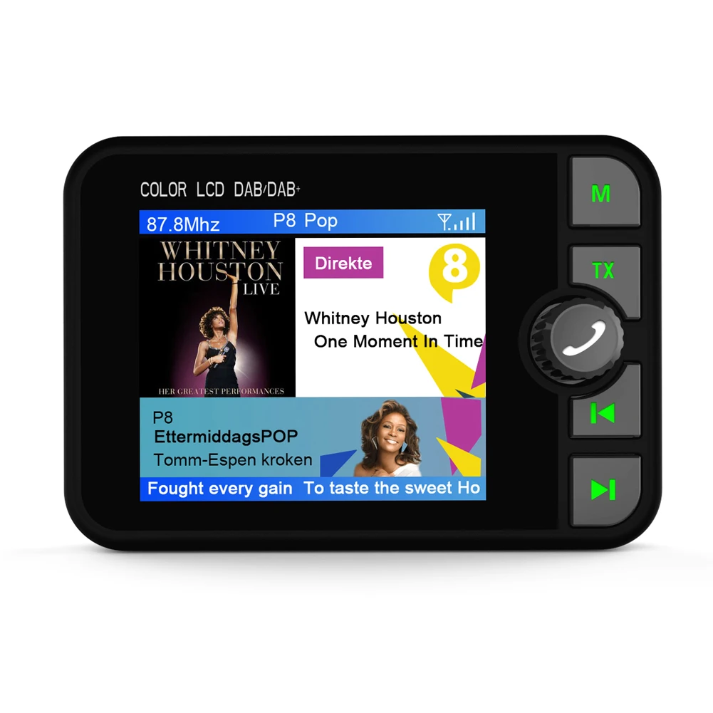 Цифровой радиоприемник Mini DAB Bluetooth MP3 музыкальный плеер FM-передатчик адаптер