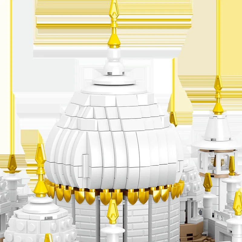 Индийская Агра тадж-махал 3525 шт. знаменитые архитектурные фигурки солдат