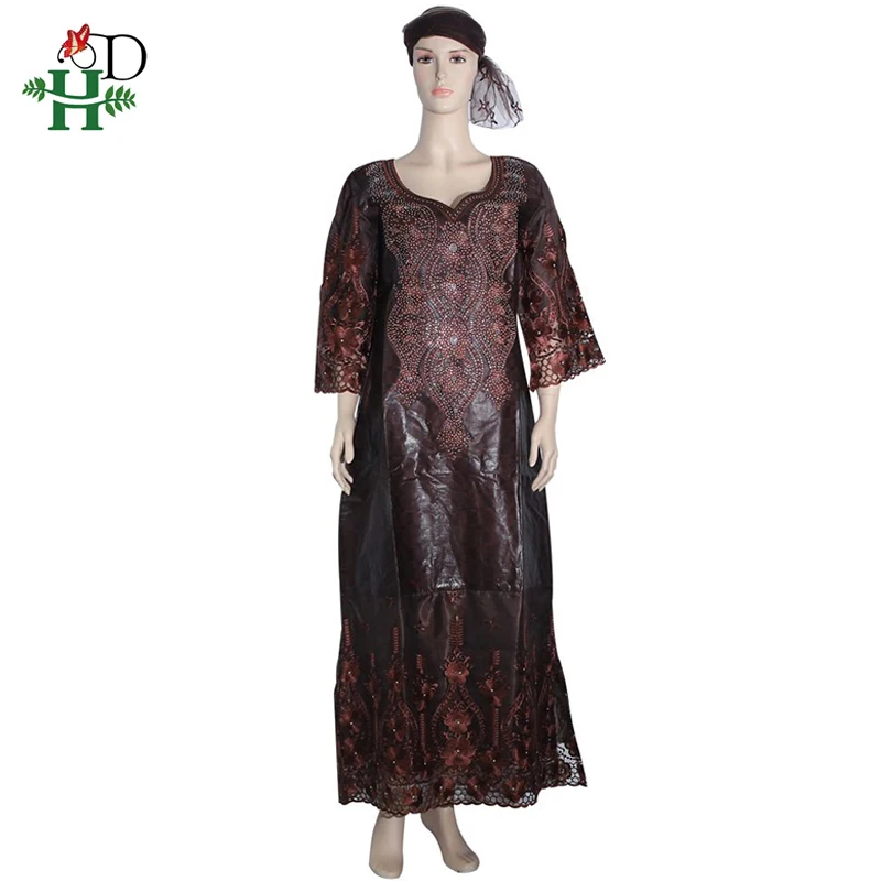 Африканская женская одежда H & D кружевные платья Африканское платье женское с