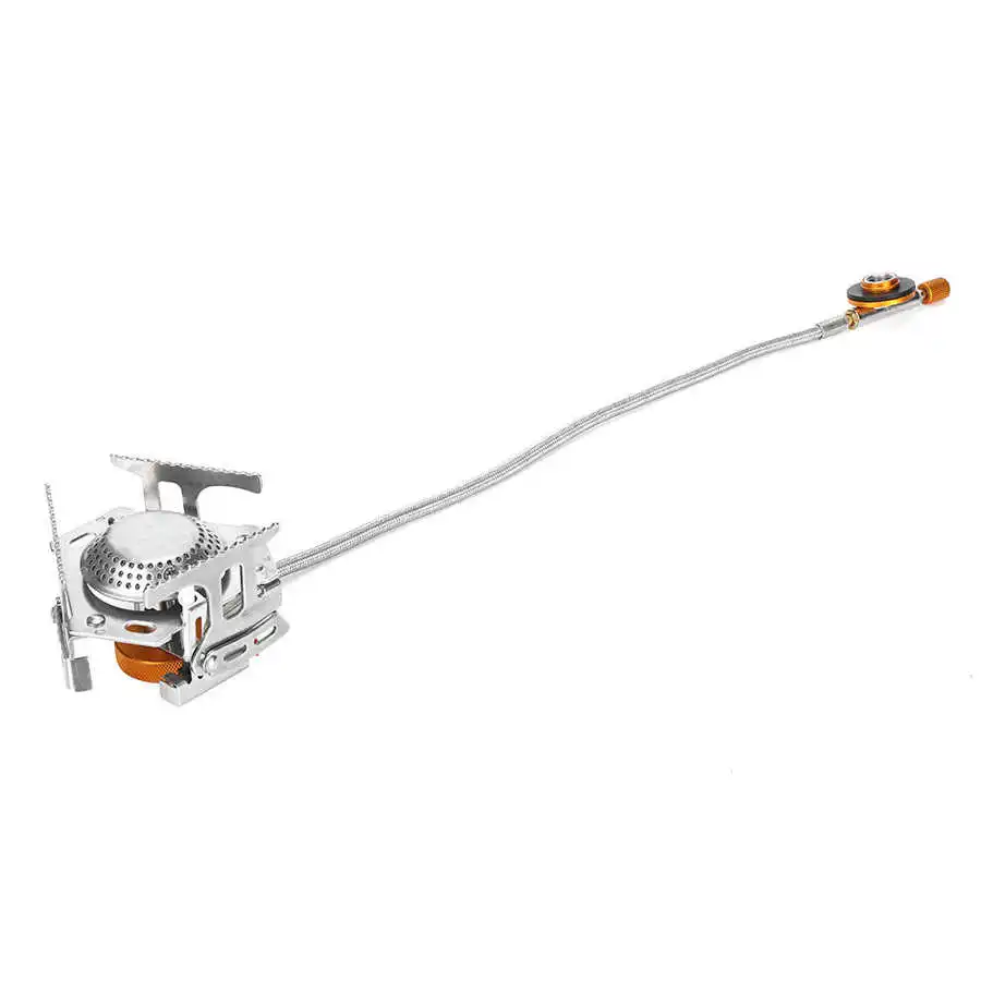 Портативная газовая плита 3500 Вт Складная горелка раздвоенного типа для кемпинга