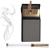 metal aluminum cigarette case tobacco holder pocket box slim cigarettes storage container case smoking accessories men lady gift