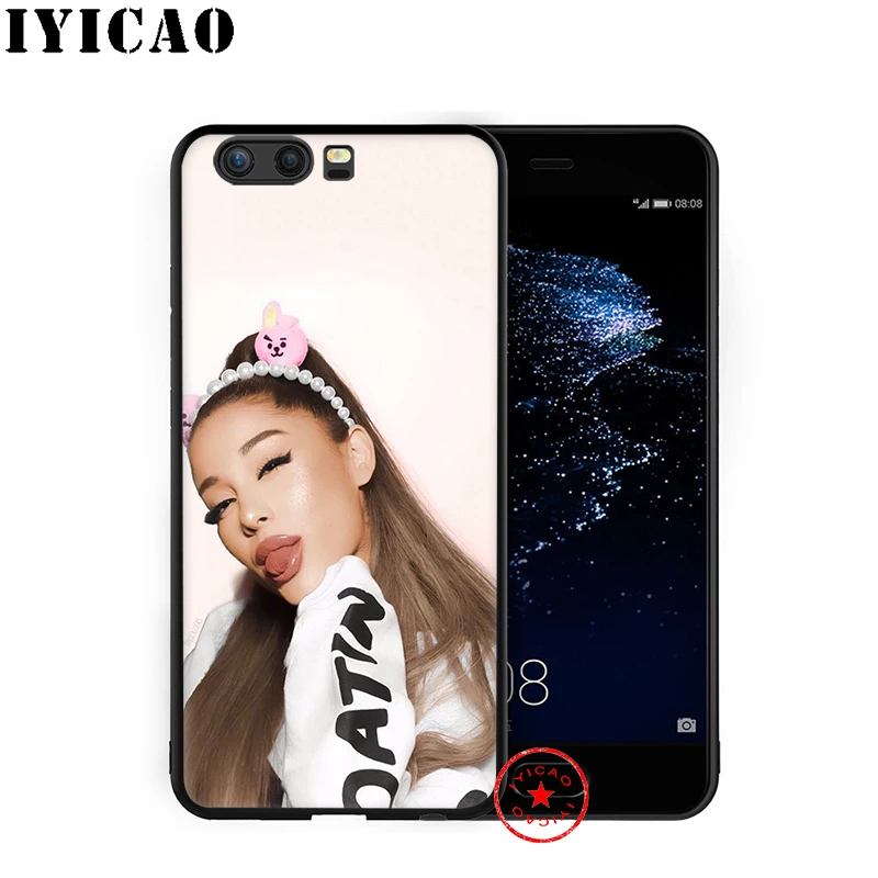 IYICAO Ариана Гранде мягкий чехол для Huawei P30 P20 P10 P9 P8 2017 2016 2015 P Smart Z Plus 2019 Mate 20 10 Lite Pro Mini