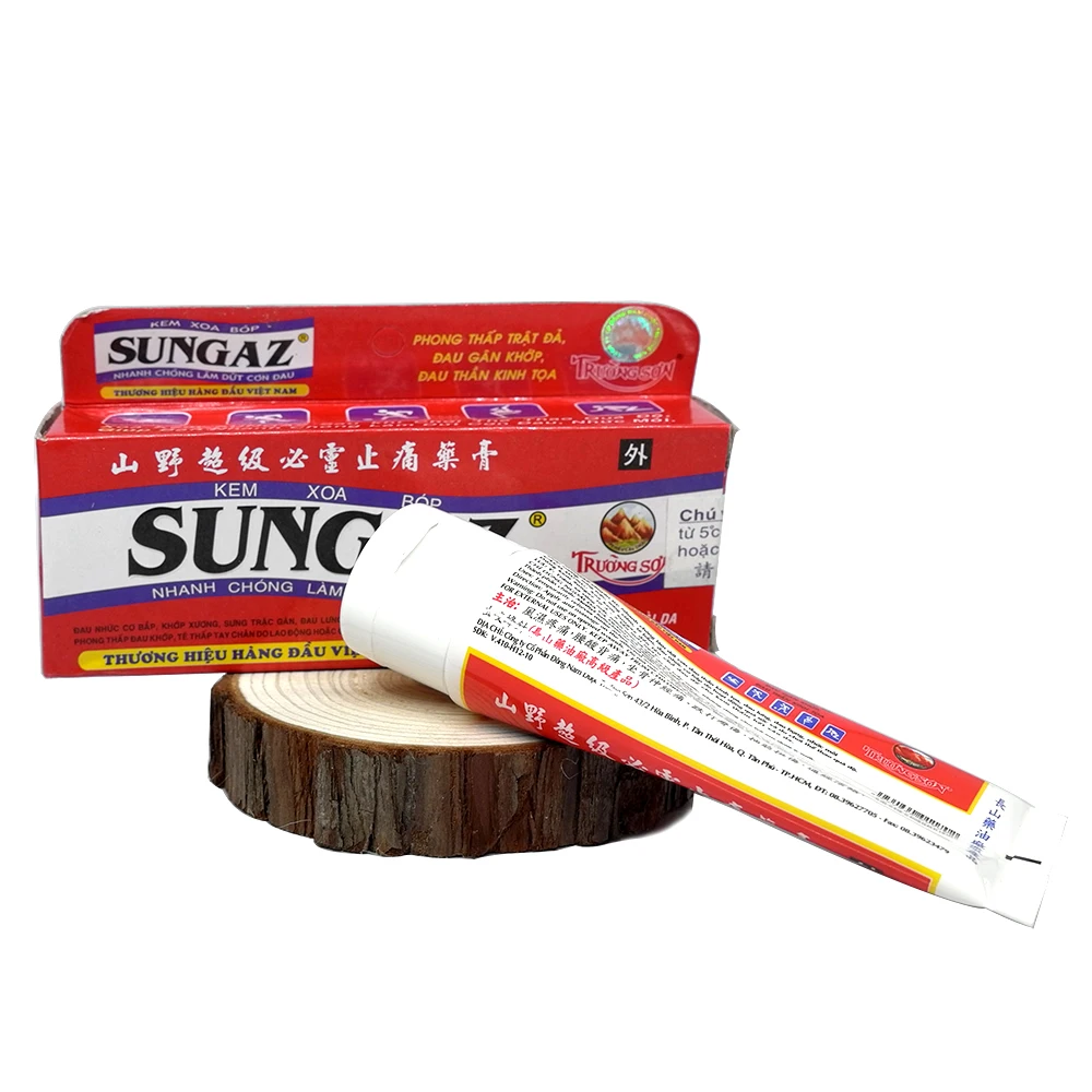 Вьетнам Sungaz Sprain для плеч, шеи, головы, живота, талии, рук и ног боли. Расслабьте все тело 30 г/шт
