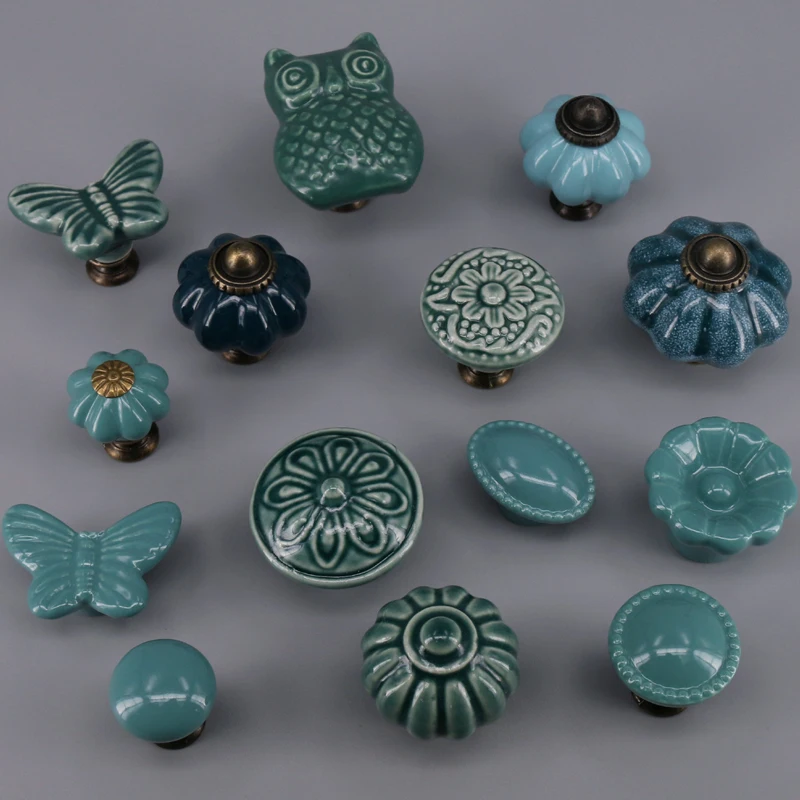 1x специальный цветной керамический шкаф выдвижная ручка мебельная фурнитура